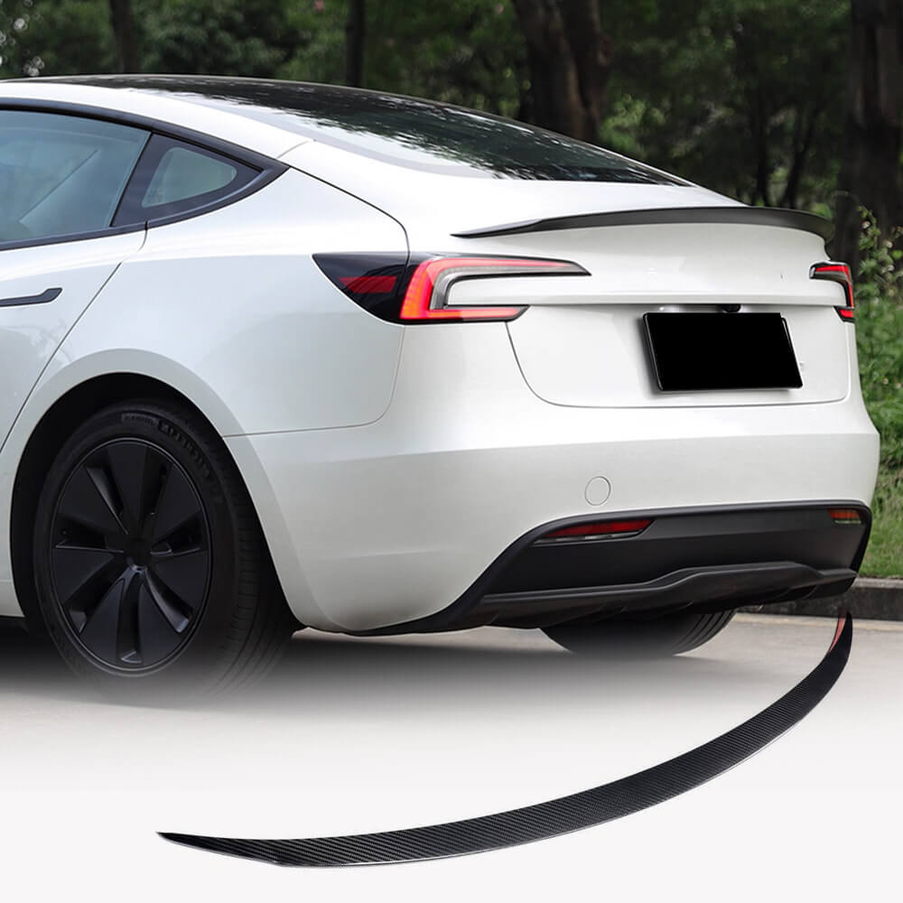 Tesla Model 3 2023UP Rear Trunk Spoiler Dry Carbon Fiber