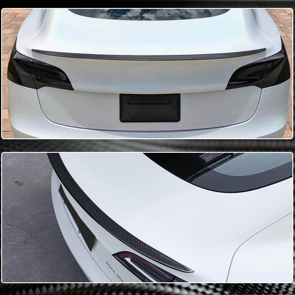 Tesla Model 3 Sedan 2016-2022 Rear Trunk Spoiler Carbon Fiber