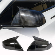 Tesla Model S 2021+ Mirror Covers Add-on  Style Dry Carbon Fiber