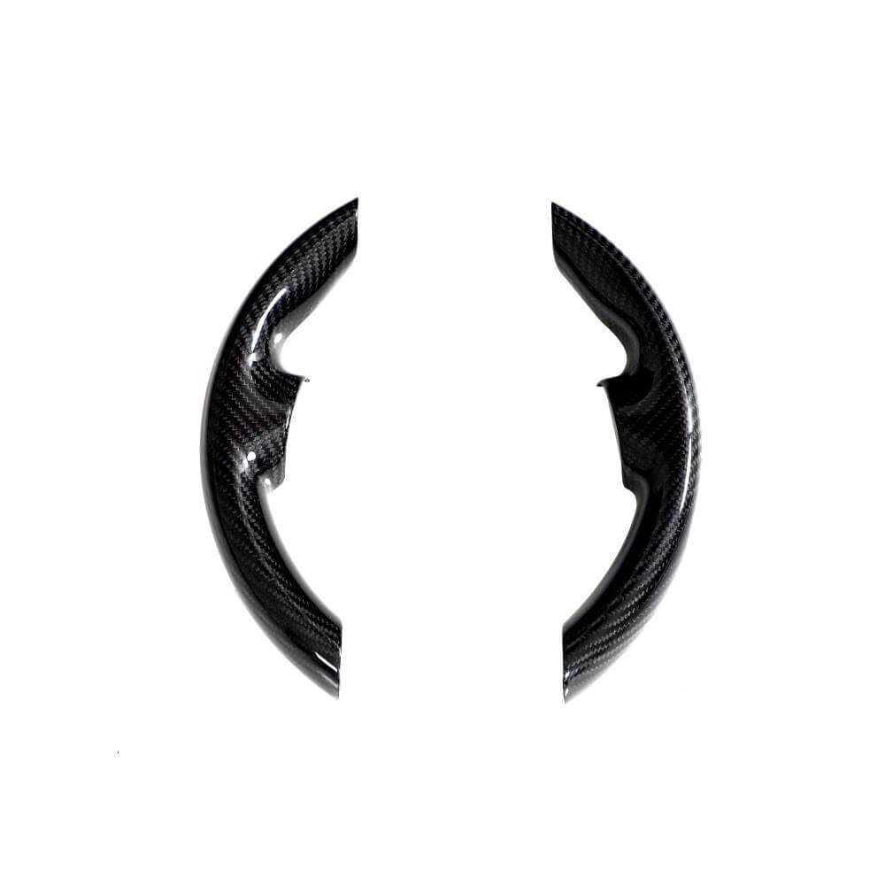 Tesla Model Y 2016-2023 Steering wheel patch Interior parts Dry Carbon Fiber