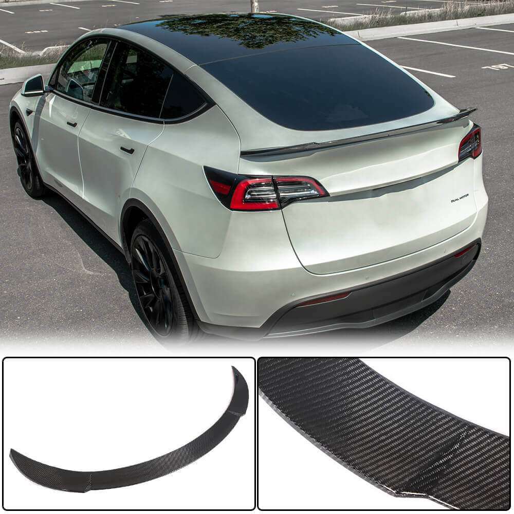 Tesla Model Y 2020UP Rear Trunk Spoiler Carbon Fiber