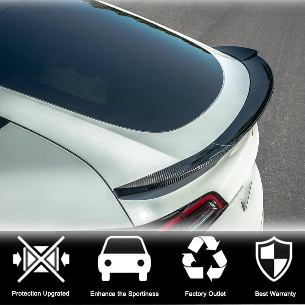 Tesla Model Y 2020UP Rear Trunk Spoiler Carbon Fiber