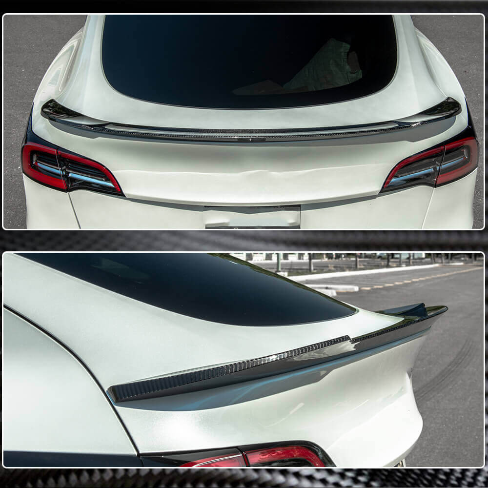 Tesla Model Y 2020UP Rear Trunk Spoiler Carbon Fiber