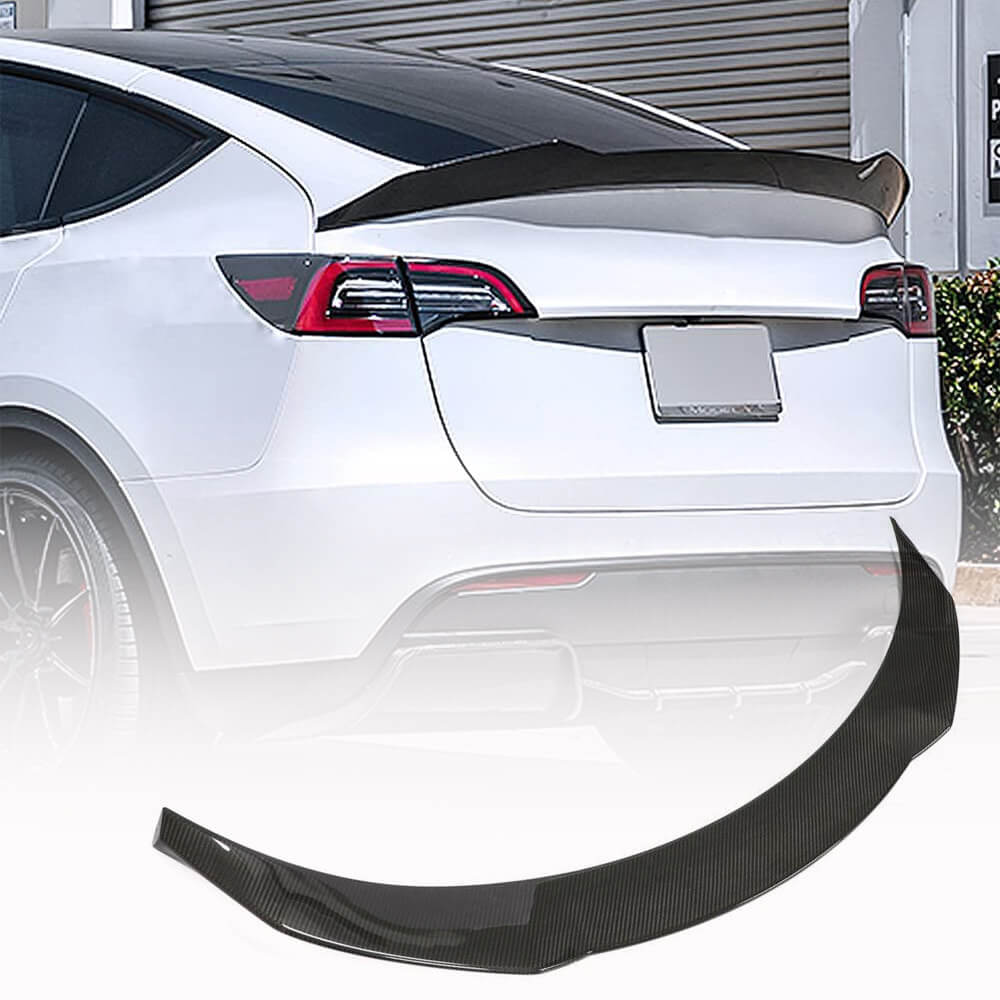 Tesla Model Y 2020UP Rear Trunk Spoiler Dry Carbon Fiber