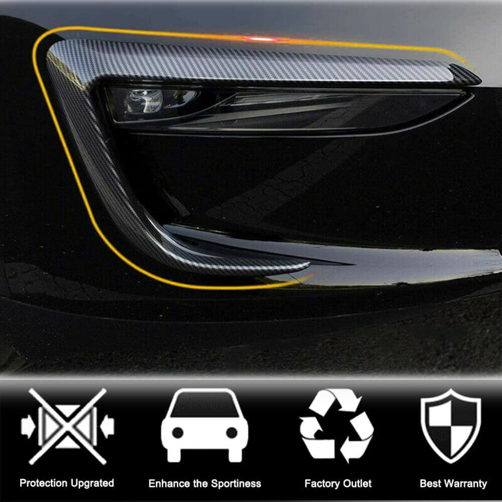 Tesla Model Y Sport Utility 2020UP Fog Light Covers Carbon Fiber