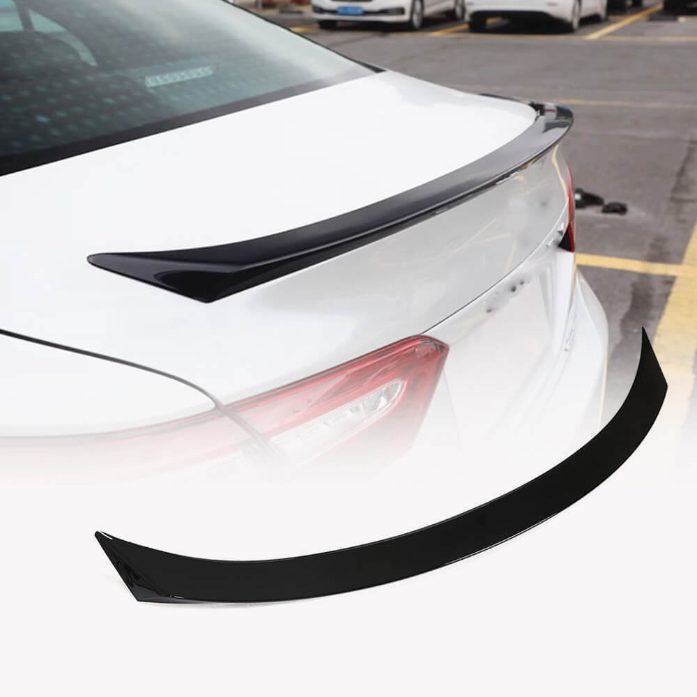 Toyota 8th Gen Camry LE SE XLE XSE 2018-2024 Rear Trunk Spoiler Glossy Black ABS