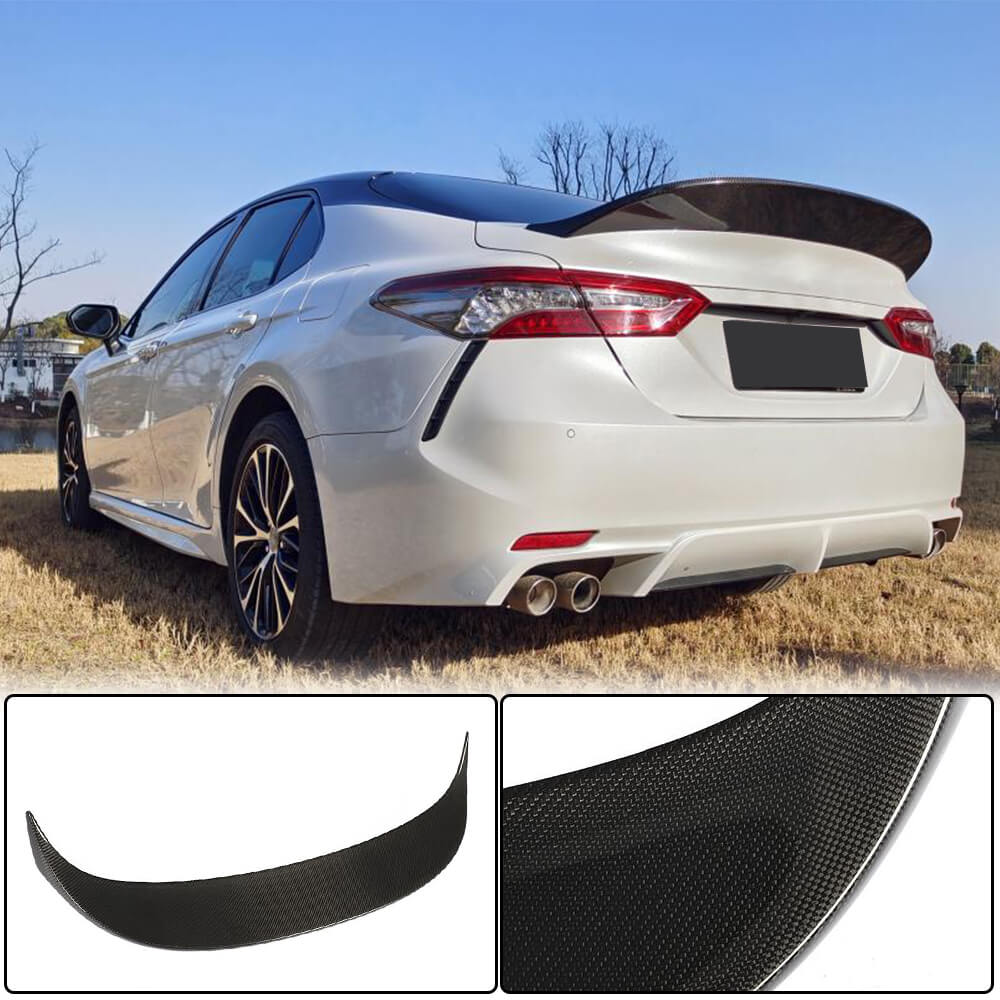 Toyota Camry XV70 Sedan 2018-2021 Rear Trunk Spoiler Carbon Fiber