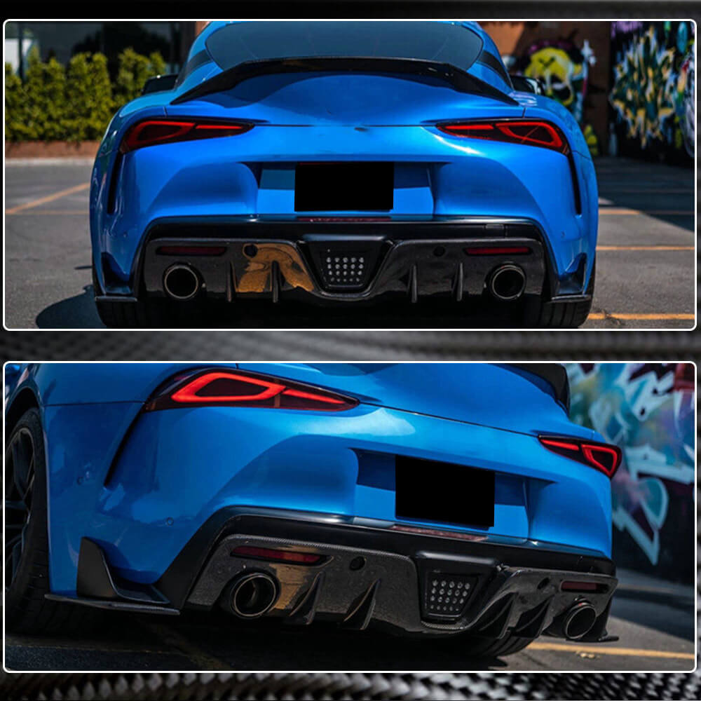Toyota GR Supra J29 MK5 A90 A91 2019-2023 Rear Bumper Diffuser Carbon Fiber