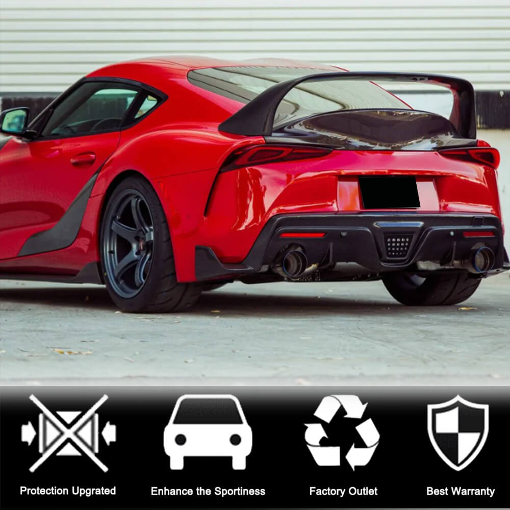 Toyota GR Supra J29 MK5 A90 A91 2020-2023 Rear Trunk Spoiler Carbon Fiber