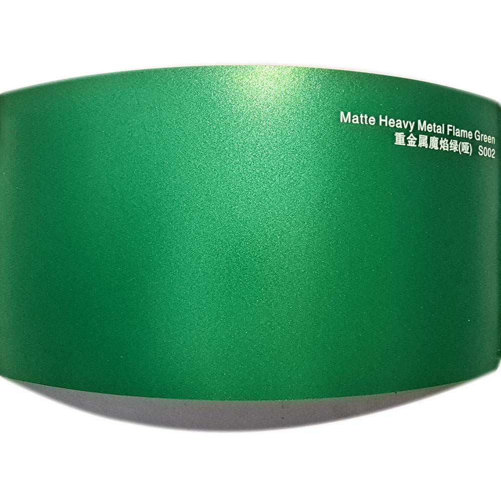 Glass Heavy Metal Flame Green