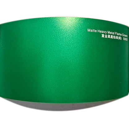 Glass Heavy Metal Flame Green