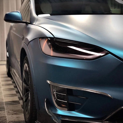 Ultral Matte Metal Flake Blue Vinyl Wrap
