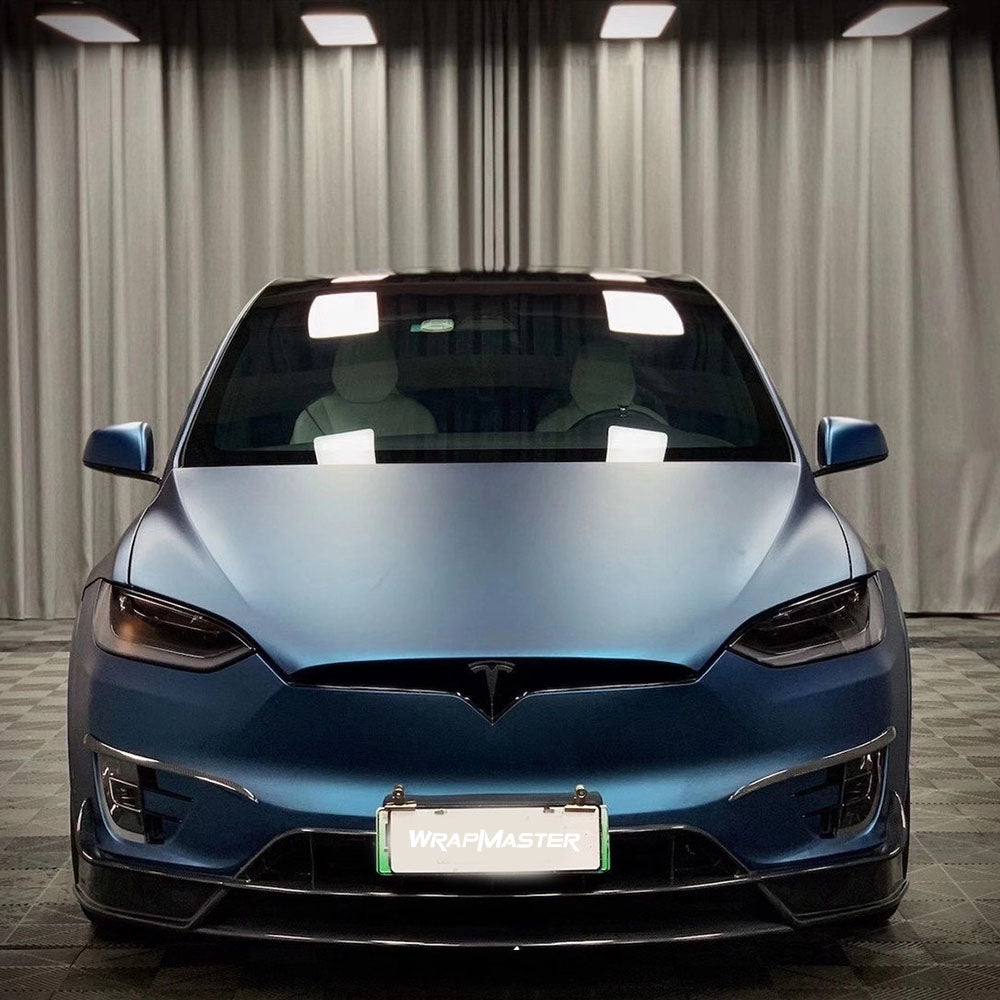 Ultral Matte Metal Flake Blue Vinyl Wrap