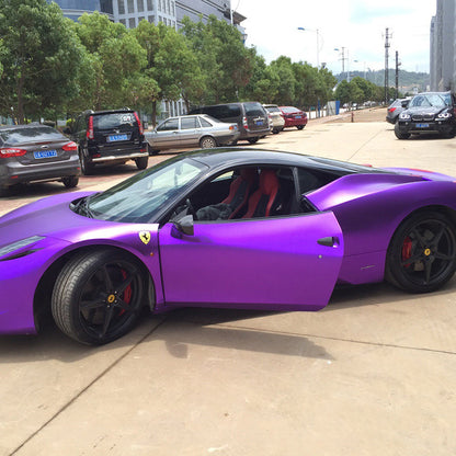Matte Chrome Purple Car Vinyl