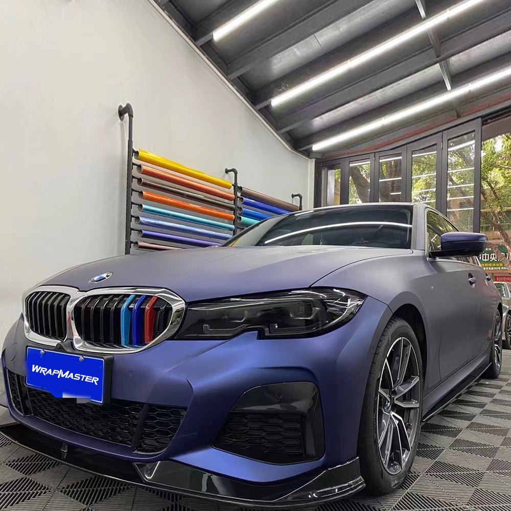 Ultral-matte Metallic Blue Vinyl Wrap