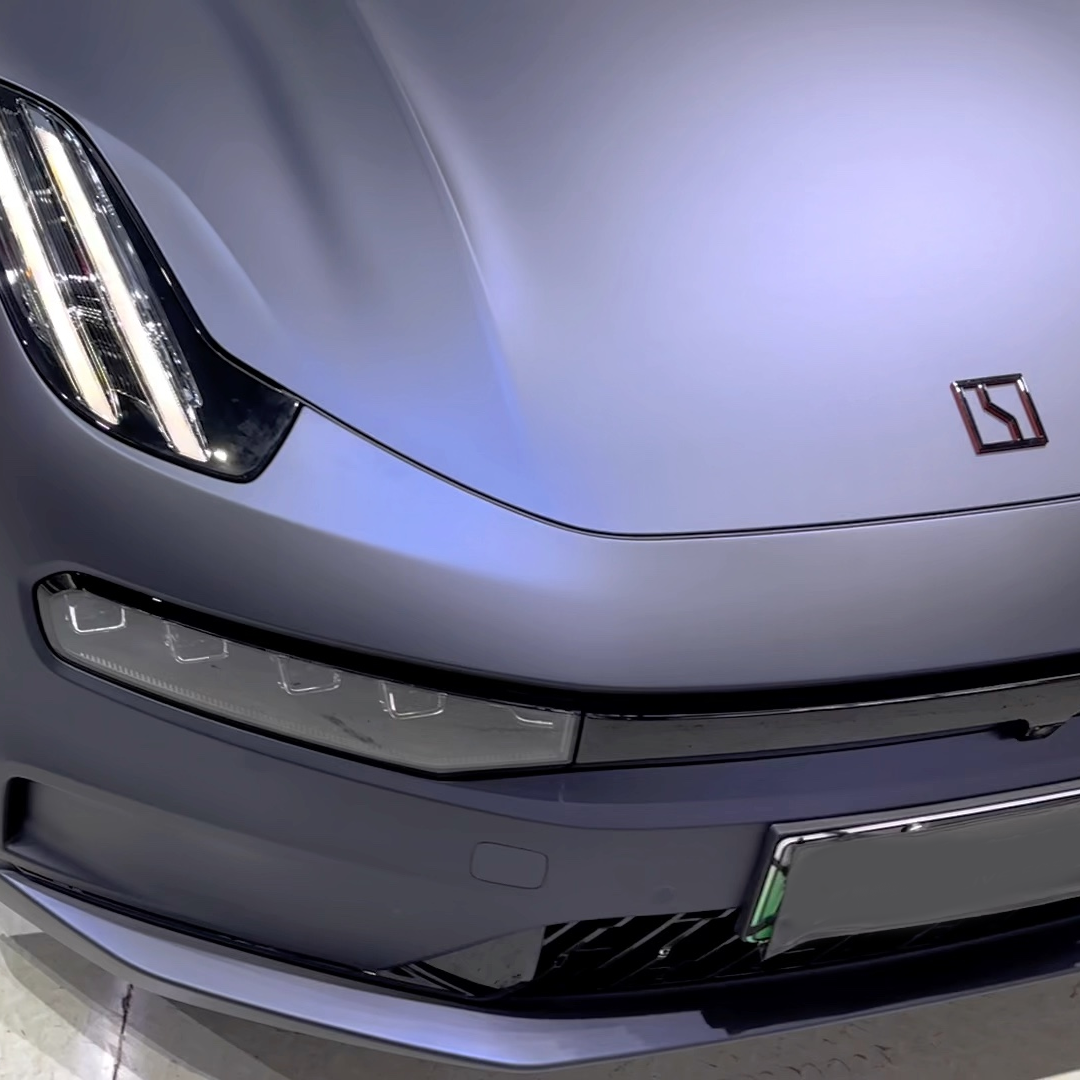 Ultral-matte Metallic Black Blue Wrap Vinyl Car