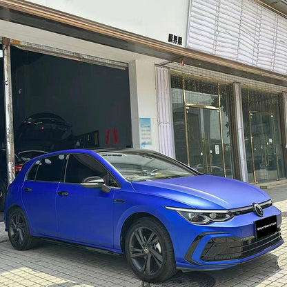 Matte Chrome Blue Vinyl Wrap
