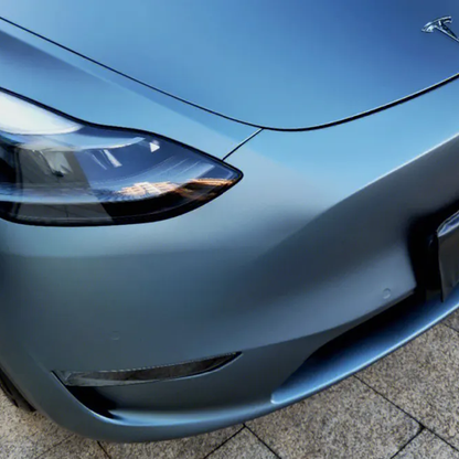Ultral-matte Metallic Grey Blue Automotive Vinyl