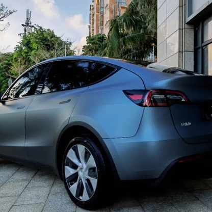 Ultral-matte Metallic Grey Blue Automotive Vinyl