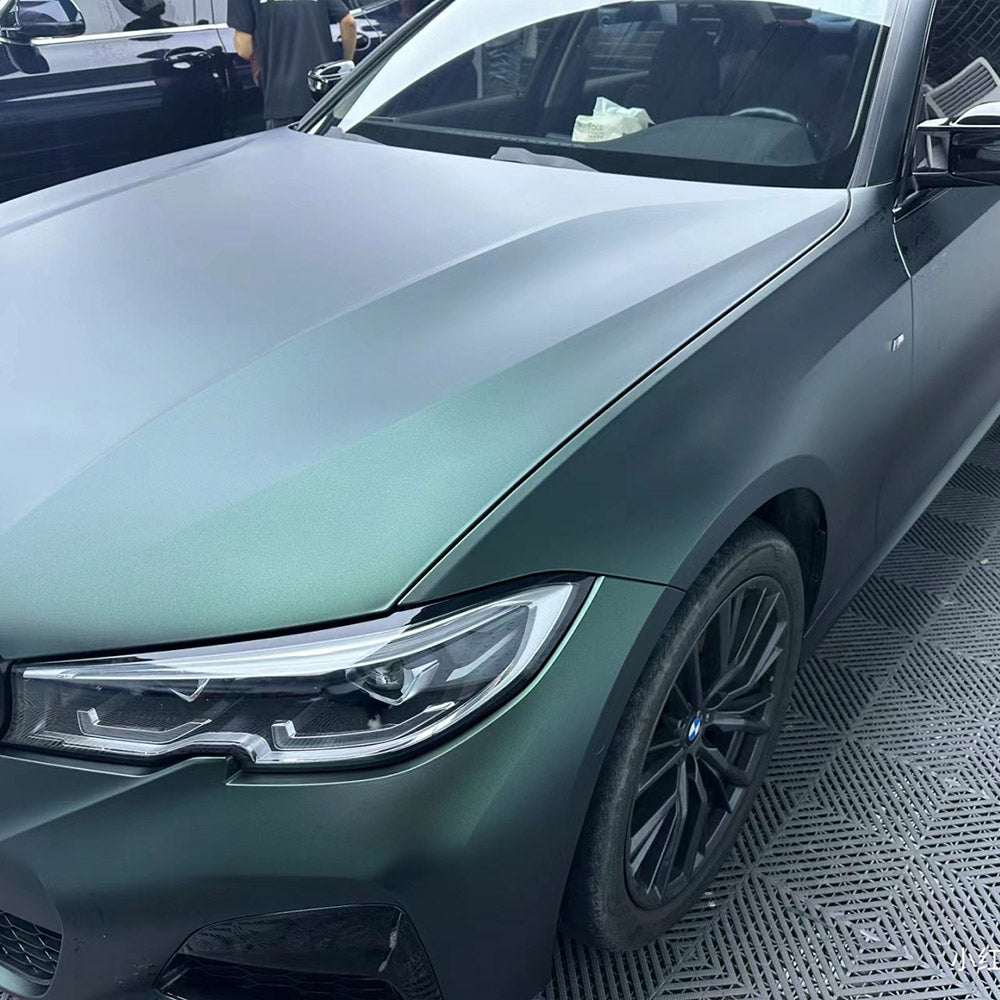 Ultral-matte Metallic Diamond Green Vinyl