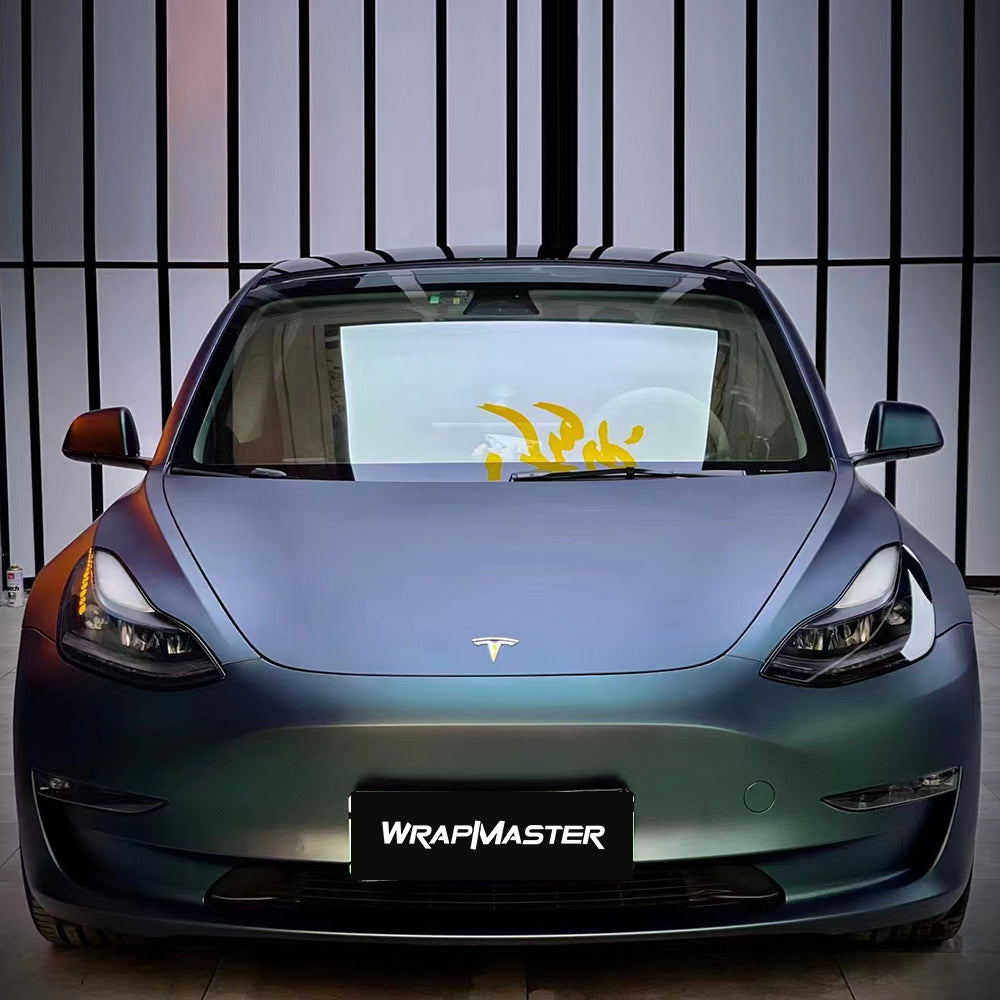Ultral-matte Metallic Green Vinyl Wrap