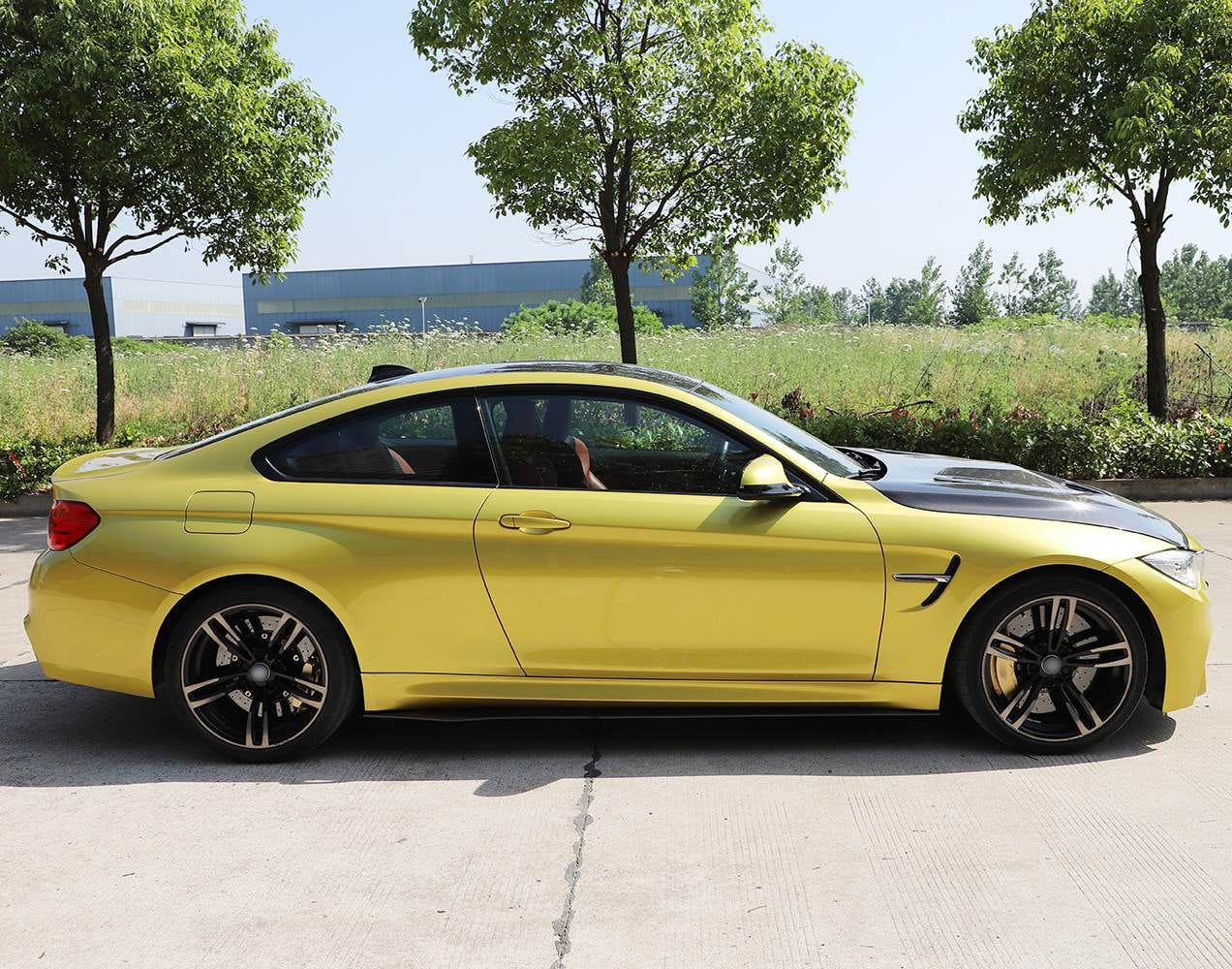 Universal Sedan Car Auto Side Skirts Carbon Fiber/FRP