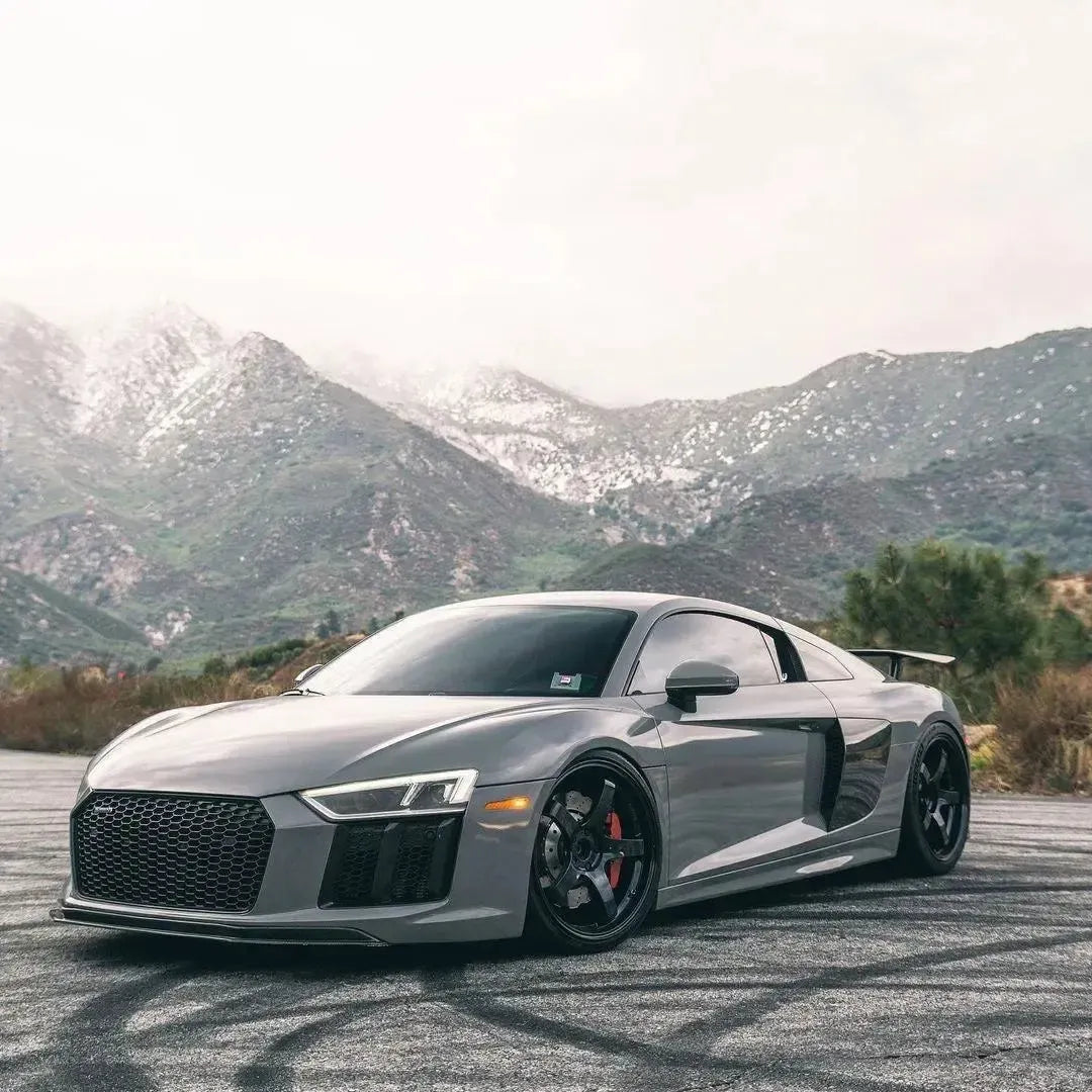 V Style Carbon Fiber Front Lip - Audi R8 V10 Gen 2