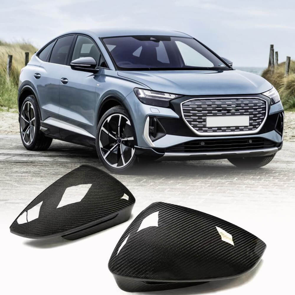 Volkswagen ID4 ID6 /Audi Q4 Q5 e-tron Sport Utility 4-Door 2022 Mirror Covers Carbon Fiber