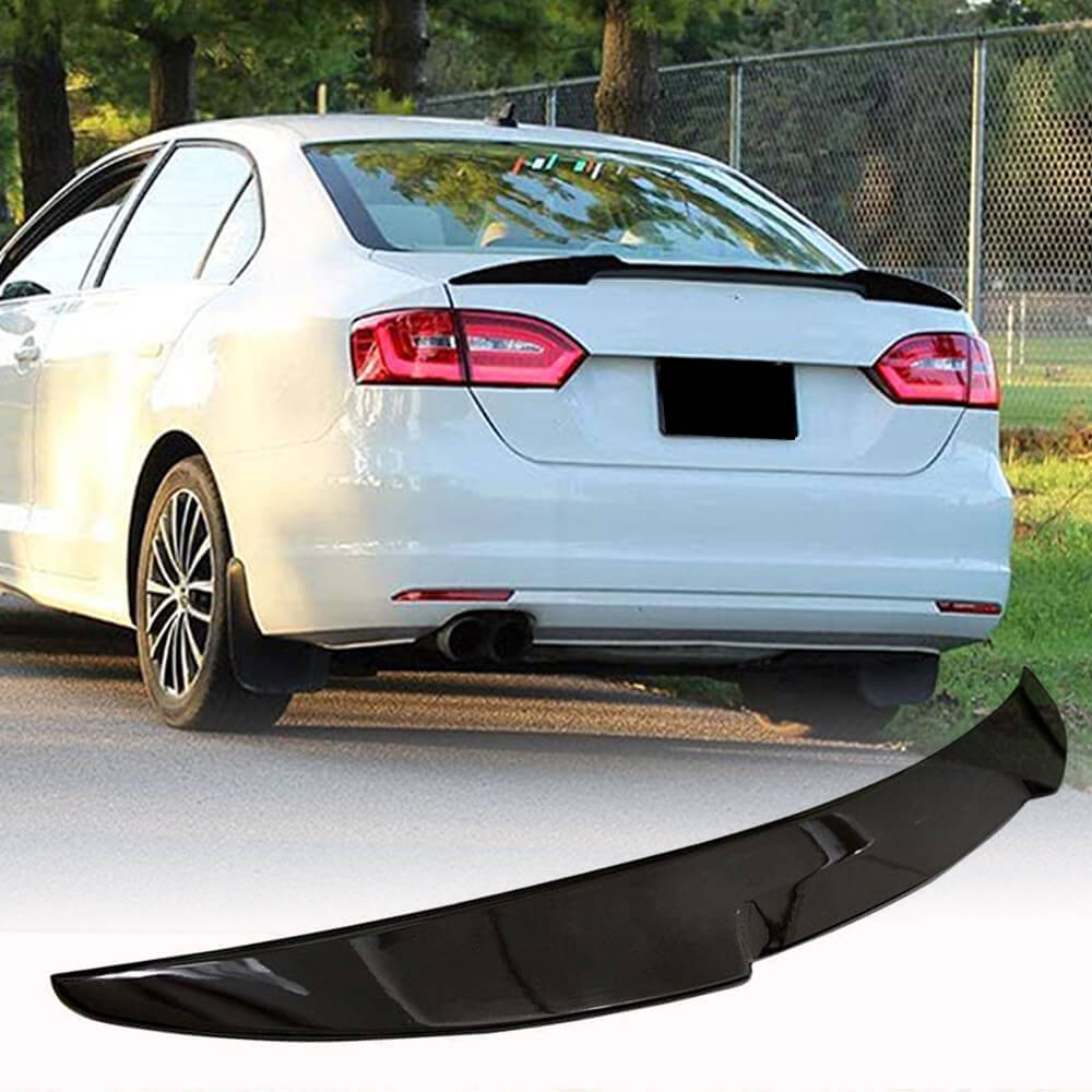 Volkswagen VW Jetta Sedan 2012-2018 Rear Trunk Spoiler Glossy black ABS