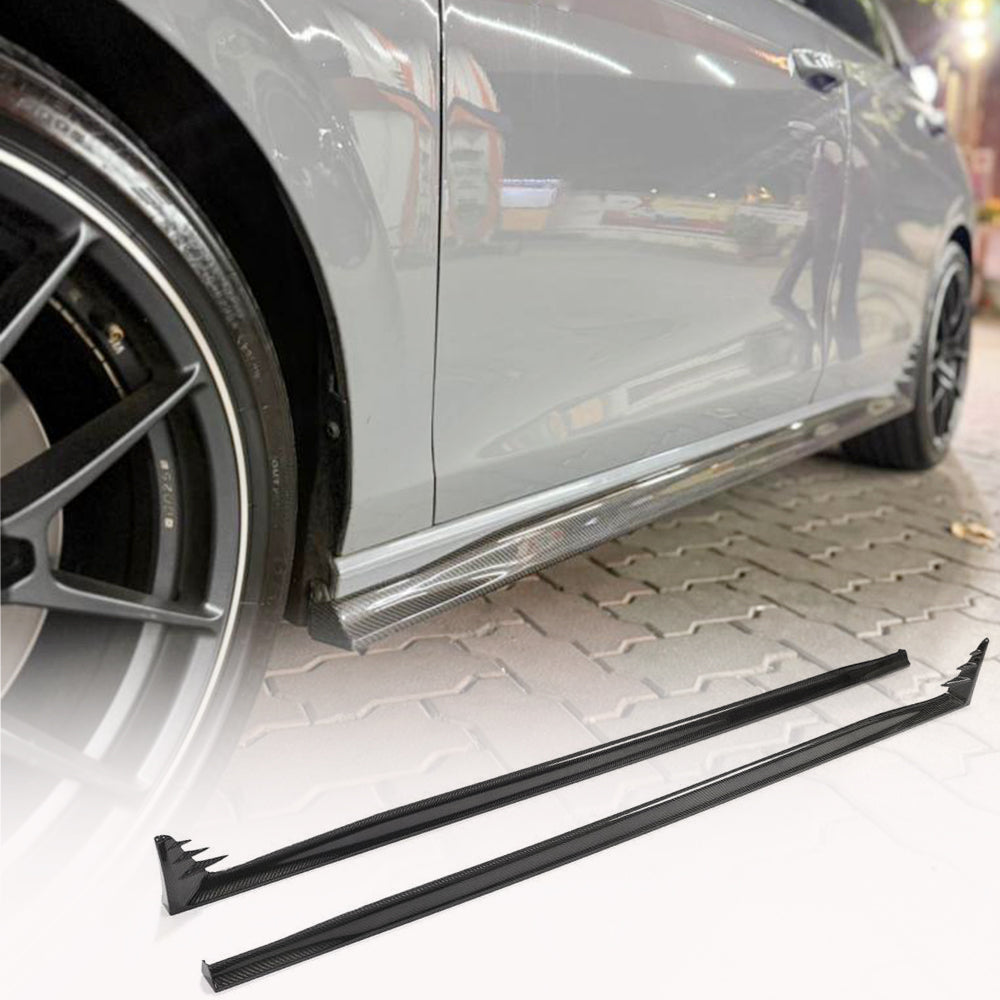 Volkswagen VW Golf 8 MK8 GTI Rline 2021+ Side Skirts Carbon Fiber
