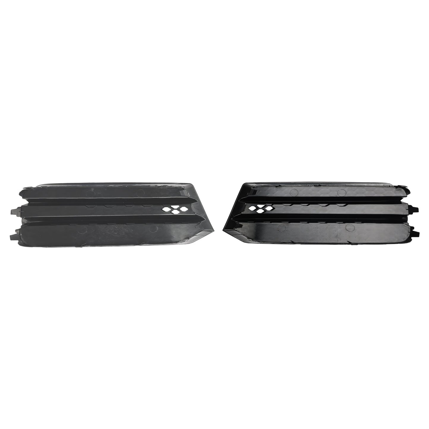 2015-2018 Audi A1 8X Front Bumper Fog Light Cover Grille — Pair (8XA807681B / 8XA807682B)