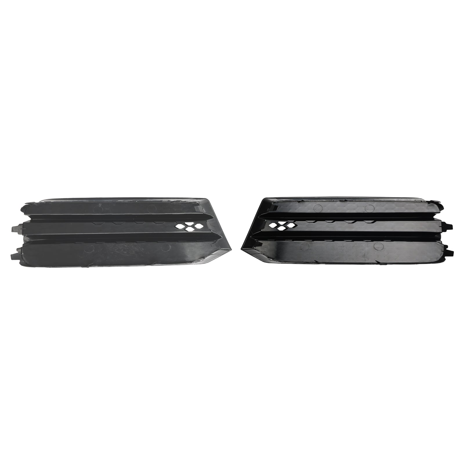 2015-2018 Audi A1 8X Front Bumper Fog Light Cover Grille — Pair (8XA807681B / 8XA807682B)