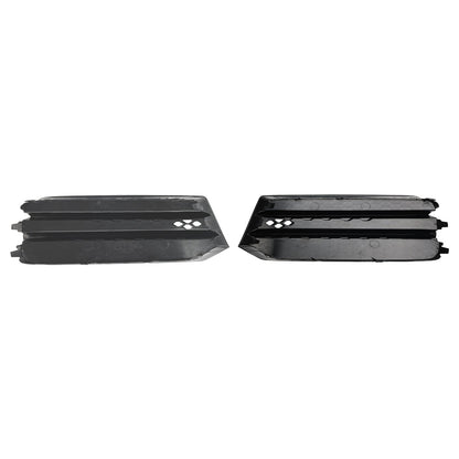 2015-2018 Audi A1 8X Front Bumper Fog Light Cover Grille — Pair (8XA807681B / 8XA807682B)