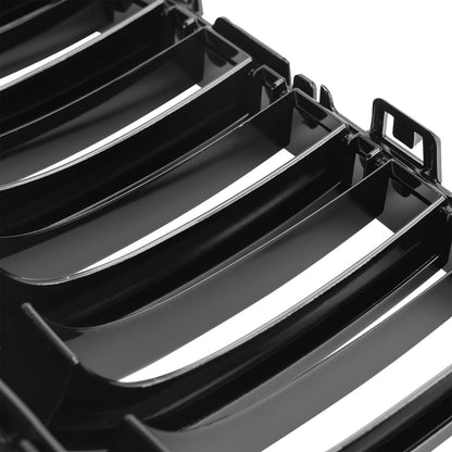 2015-2018 BMW 2 Series F45 F46 Gloss Black Front Kidney Grille
