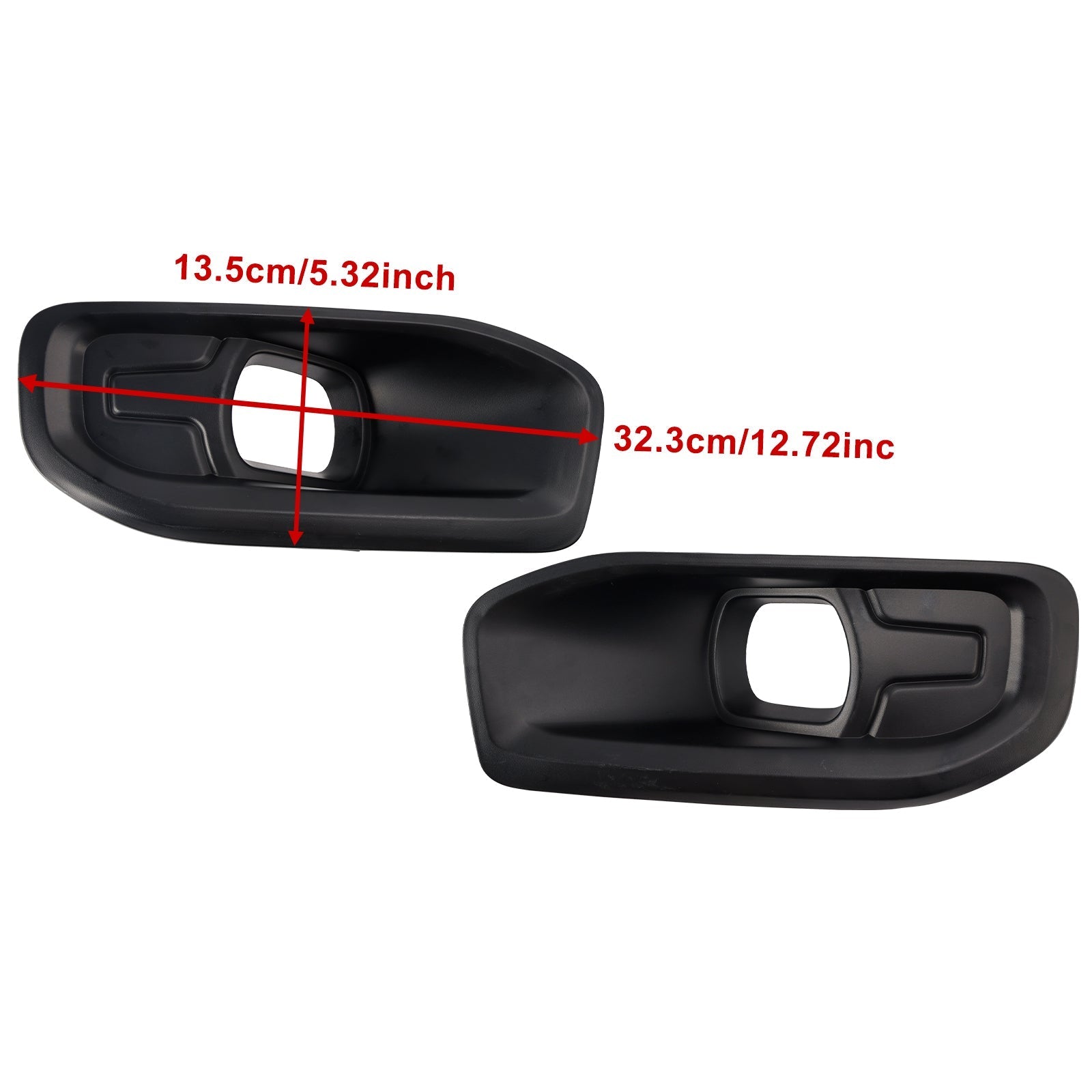 2019-2024 Ram 2500 3500 Fog Light Bezel Trim — Pair (68449341AA)