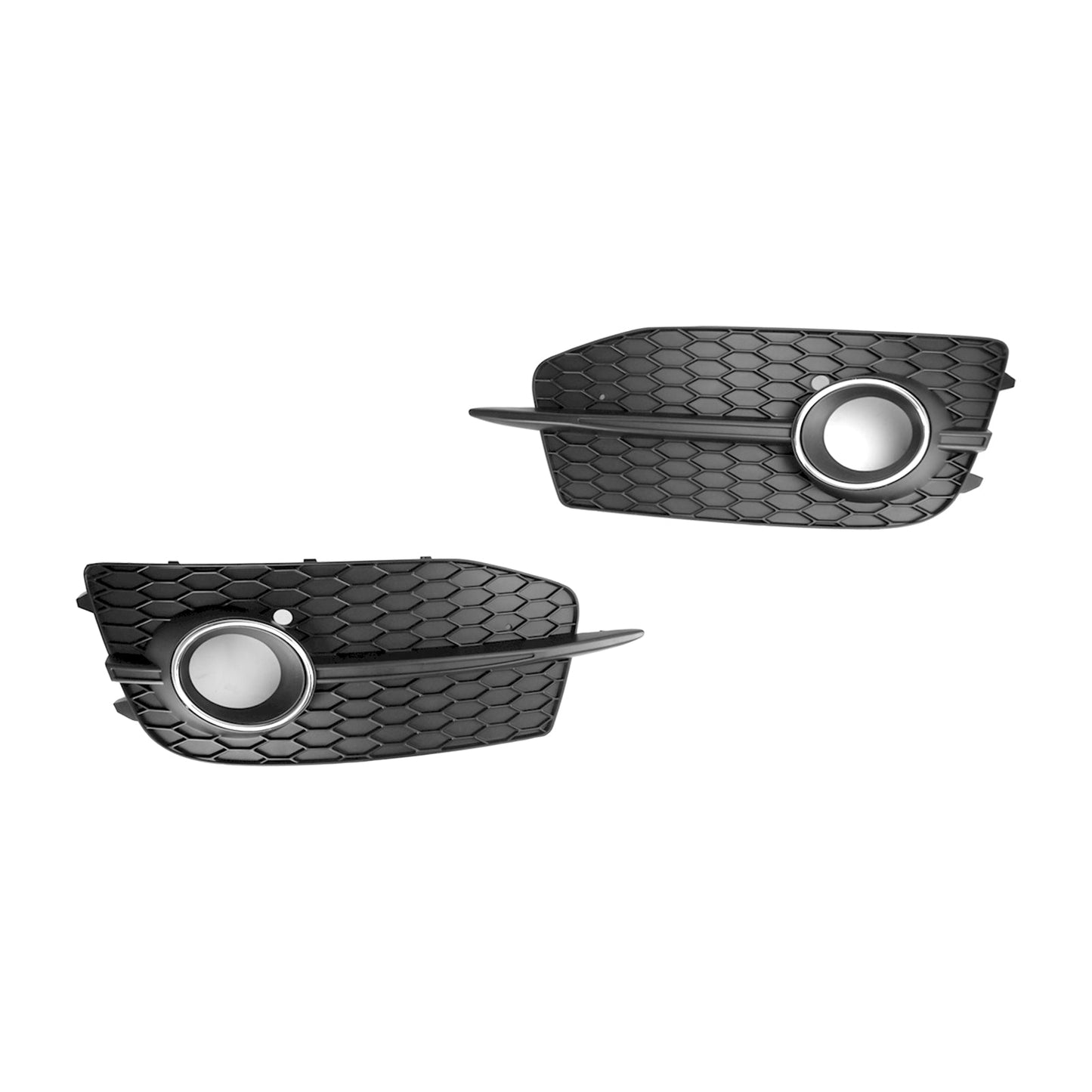 2012-2014 Audi Q3 S-Line Front Bumper Fog Light Grill — Pair (8U0807681DSP9)