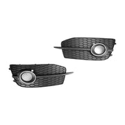 2012-2014 Audi Q3 S-Line Front Bumper Fog Light Grill — Pair (8U0807681DSP9)