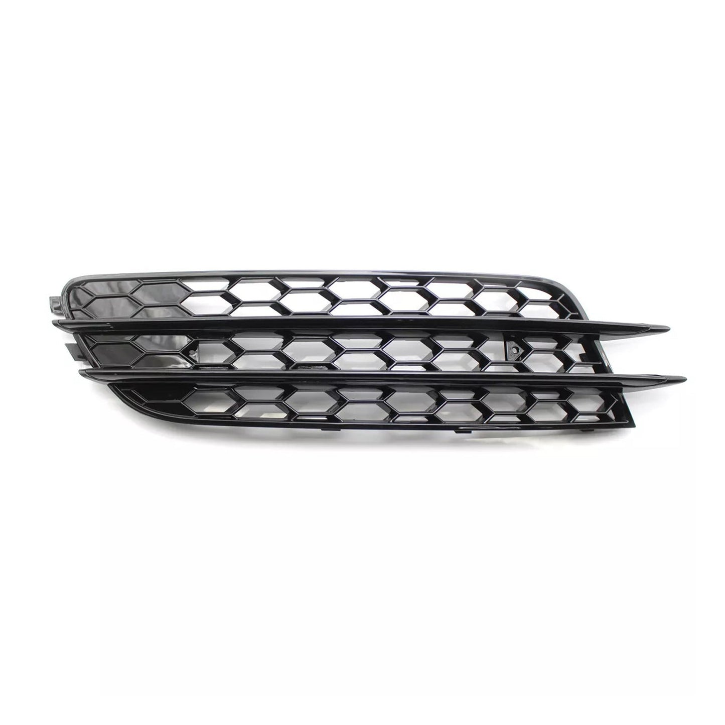 2012-2015 Audi A6 C7 Front Bumper Honeycomb Fog Light Grille — Pair (4G0807681 / 4G0807682)