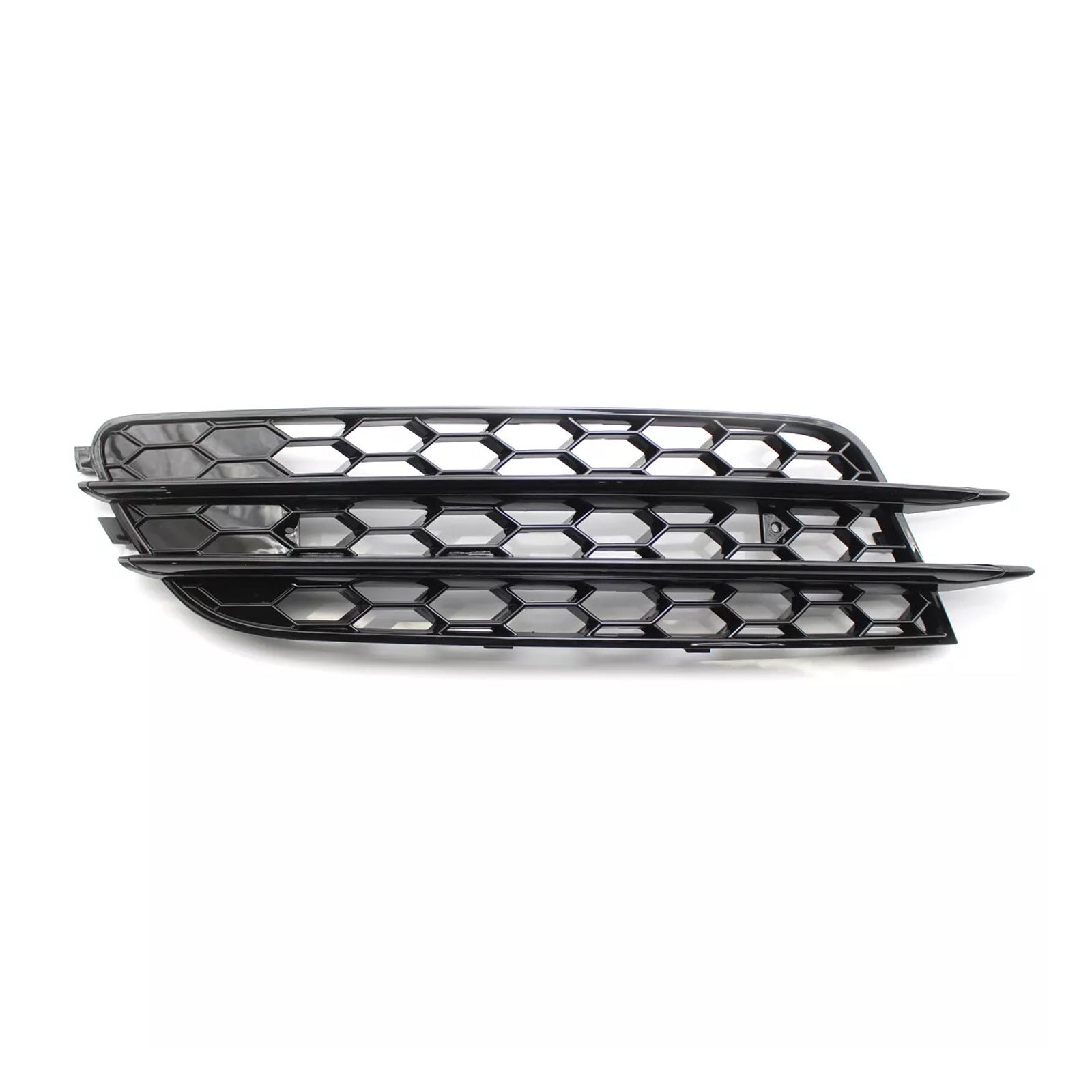 2012-2015 Audi A6 C7 Front Bumper Honeycomb Fog Light Grille — Pair (4G0807681 / 4G0807682)