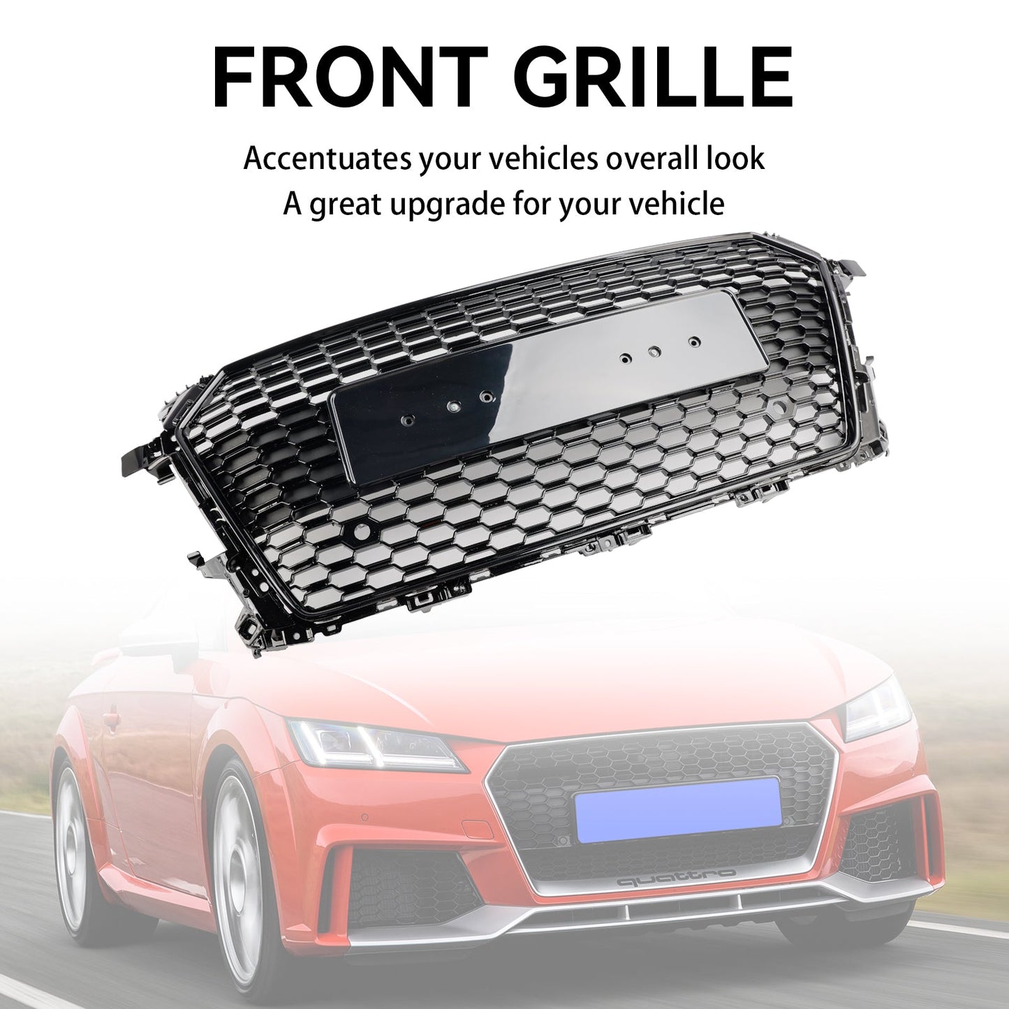 2014-2023 Audi TT MK3 FV 8S RS Style Front Honeycomb Grille