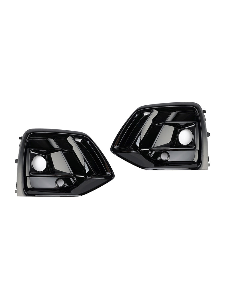 2021-2025 Audi Q5 SQ5 S-Line Black Front Fog Lamp Grille Cover