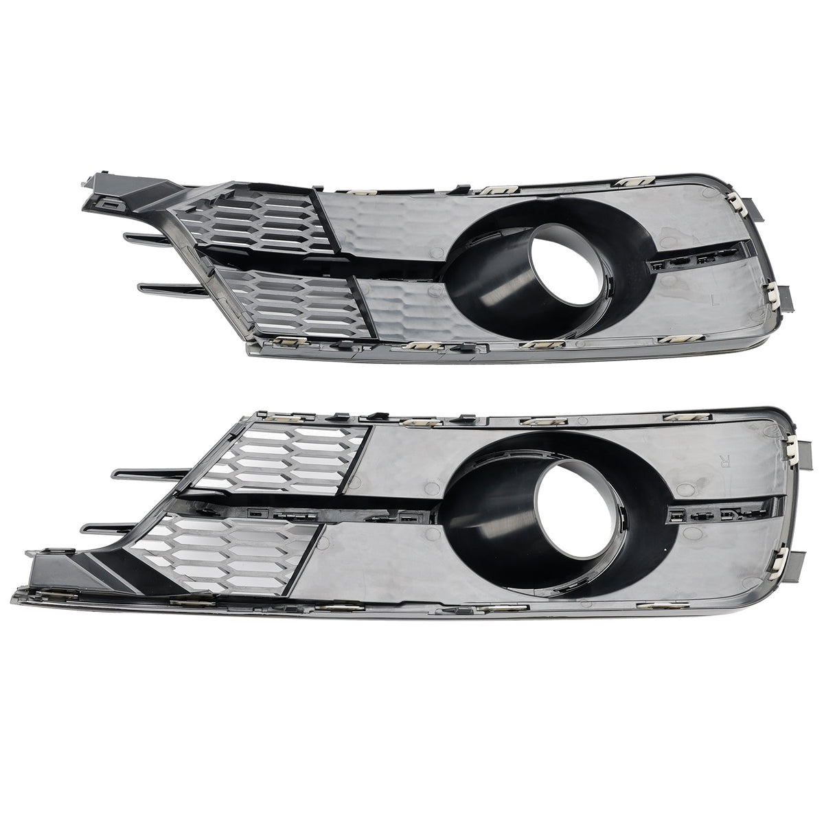 2016-2018 Audi A6 C7 with ACC Front Bumper Lower Light Cover Grille — Pair (4G0807647A)