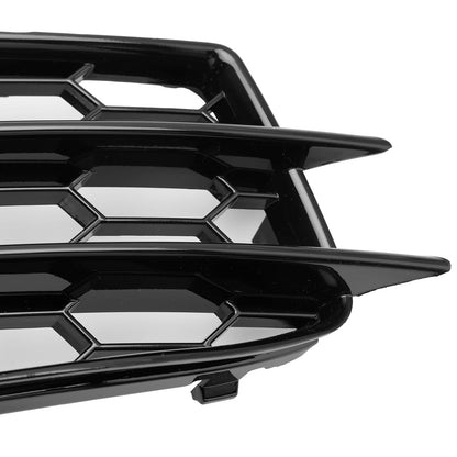 2009-2012 Audi A3 8P S-Line Honeycomb Front Bumper Fog Light Grille Cover (8P0807682)