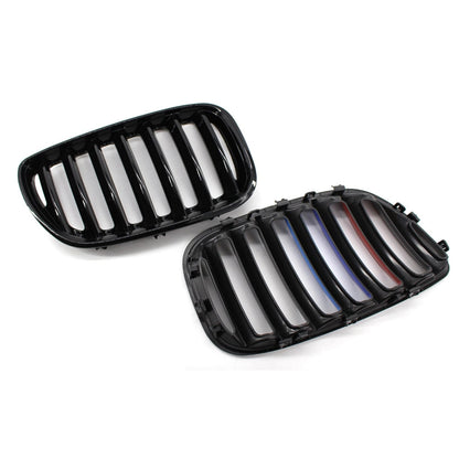 2004-2006 BMW X5 E53 M-Color Gloss Black Front Kidney Grille