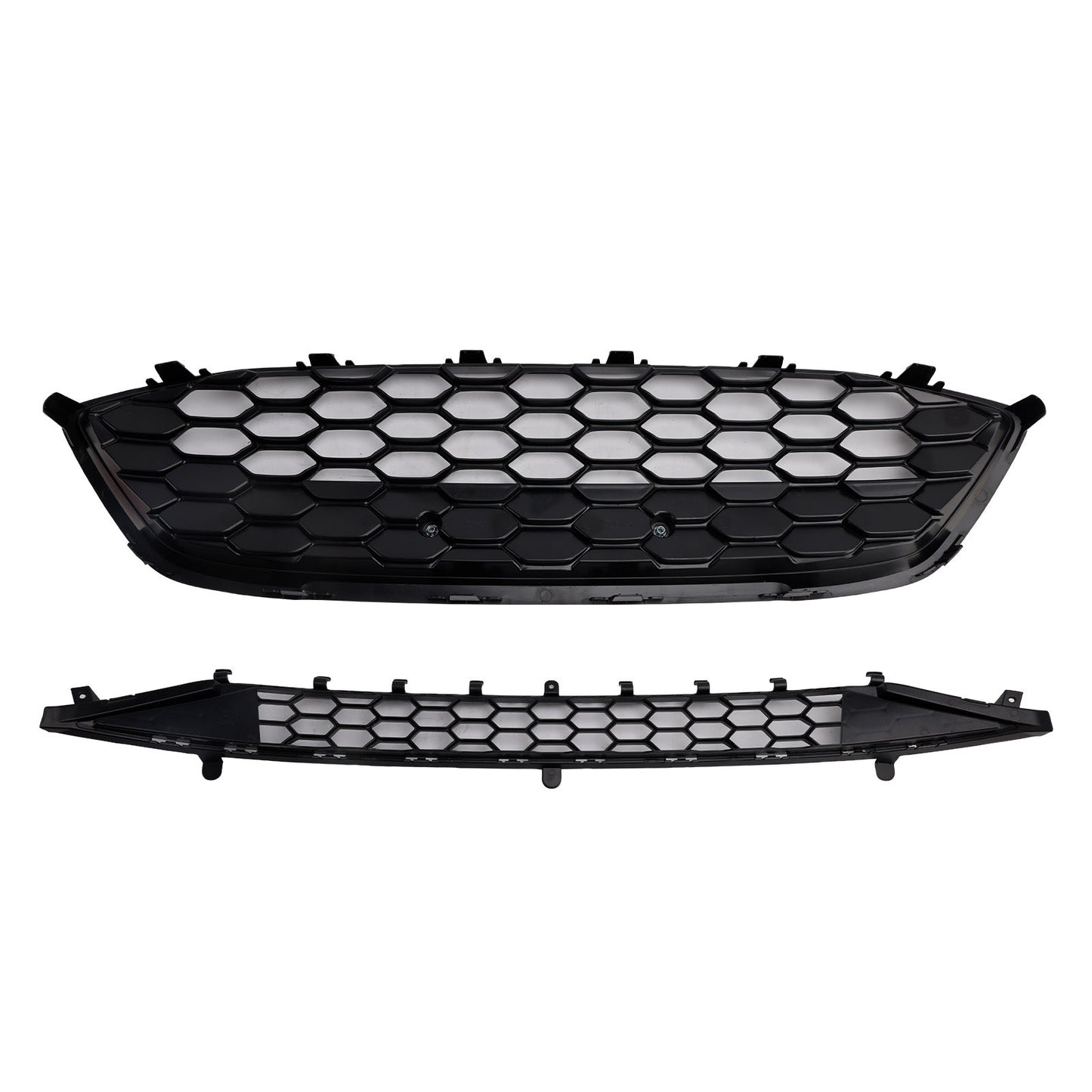 ST Style Black Front Bumper Grill Lower Grill Fit Ford Focus MK4 2018-2021