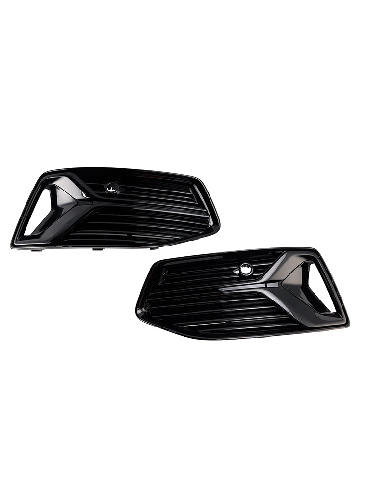 2019-2023 Audi A6 C8 Front Bumper Fog Light Cover Grill — Pair