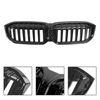 2023-2024 BMW 3 Series G20 G21 G28 320i 330i M340i Gloss Black Front Kidney Grille (LCI)