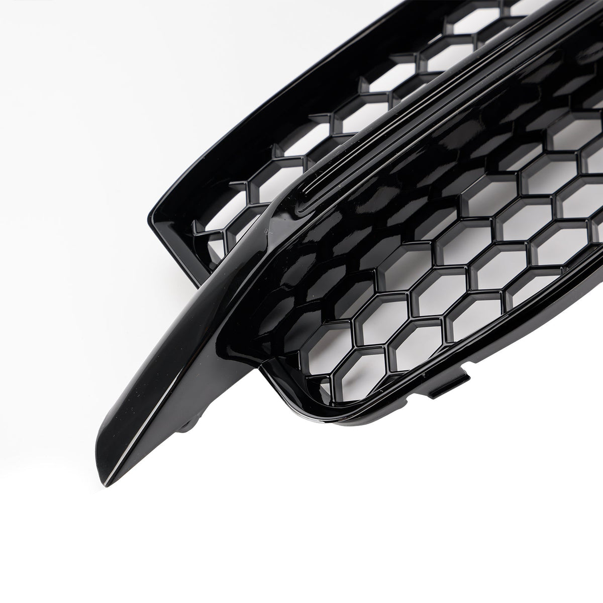 2011-2014 Audi A1 8X S-Line Front Bumper Fog Light Cover Grille — Pair (8X0807681B / 8X0807682B)