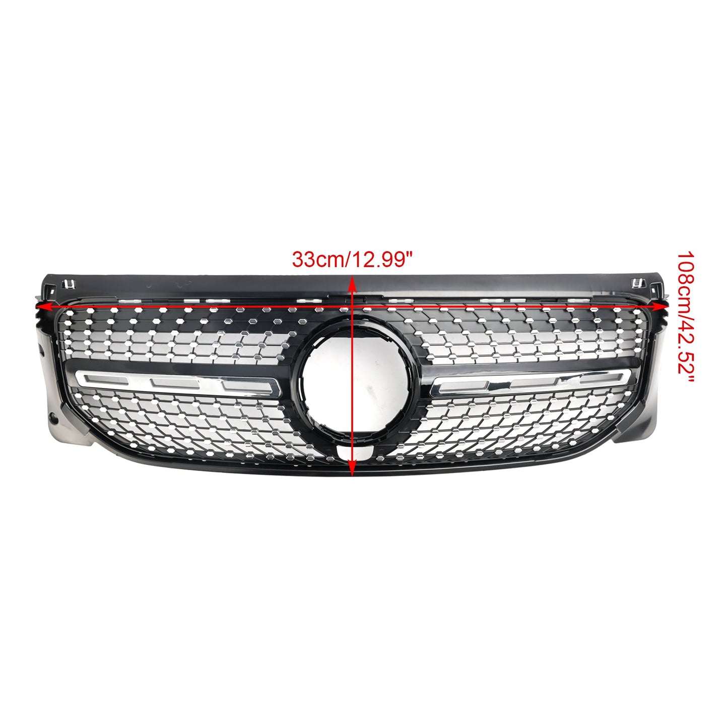 2020-2023 Mercedes-Benz GLB-Class X247 Diamond Front Bumper Grille