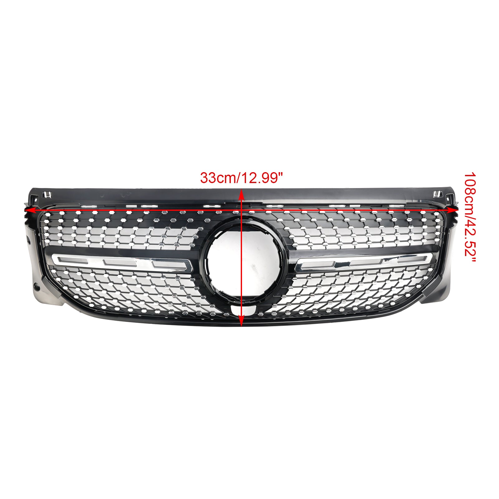 2020-2023 Mercedes-Benz GLB-Class X247 Diamond Front Bumper Grille